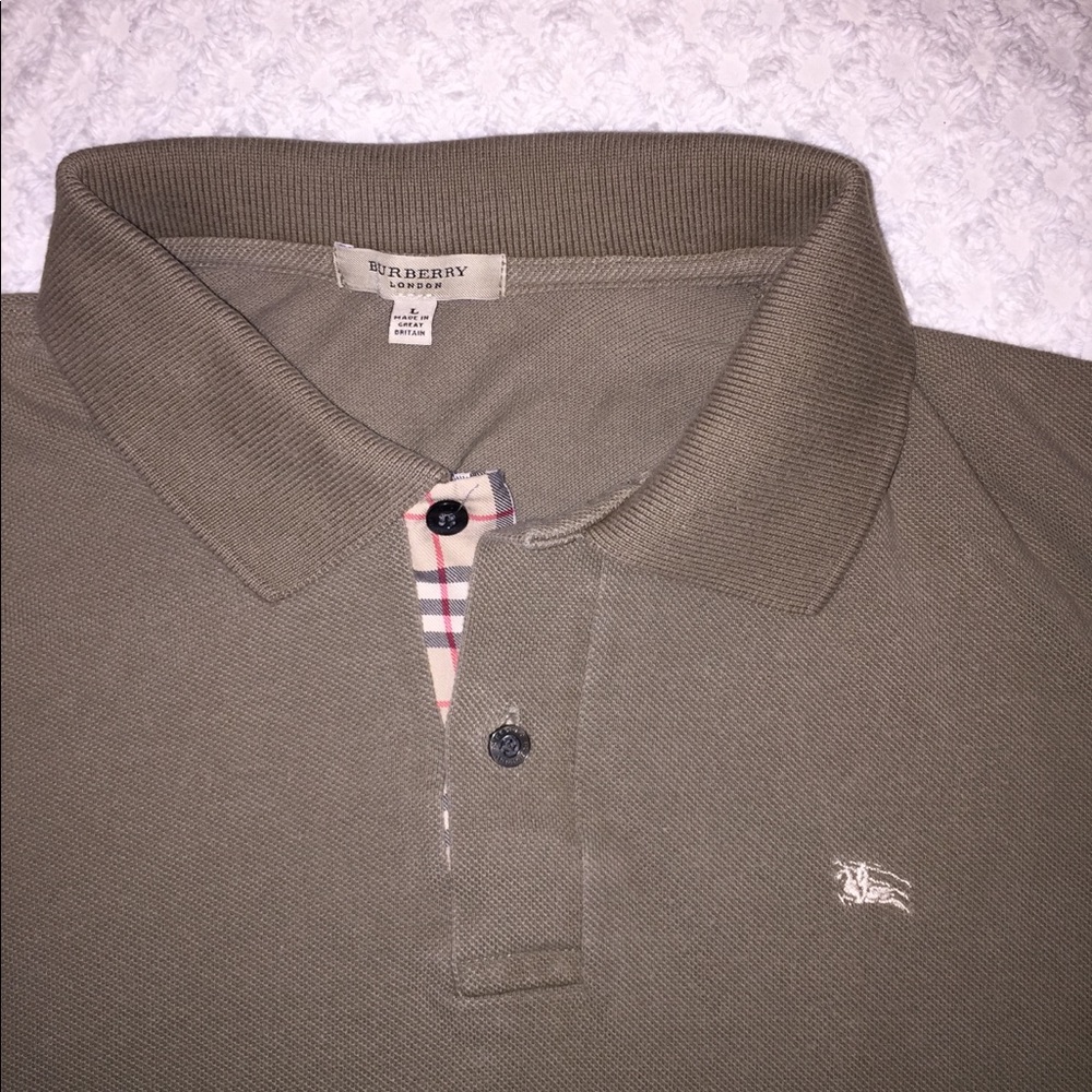 Burberry // Men’s Polo Collar Shirt